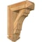 Ekena Millwork Olympic Arts and Crafts Rough Sawn Bracket w/ Offset Brace, Western Red Cedar, 6"W x 16"D x 20"H BKT0604X16X20OLY03RWR - alternate 1